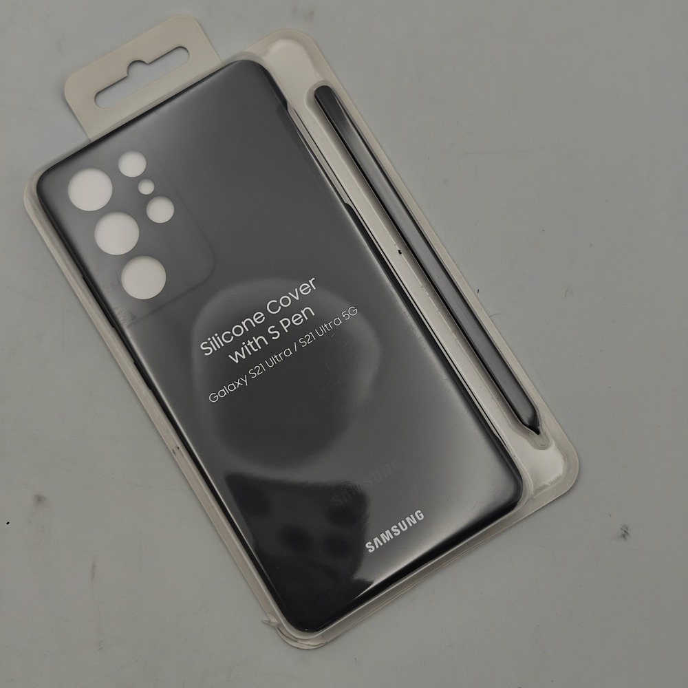 Original Samsung Galaxy S21 Ultra Silicone Cover with S Pen Spen Case EF-ZG99P